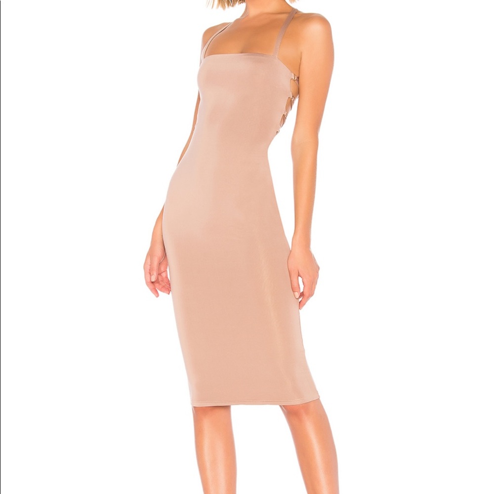 Yvonne Laced Back Midi Dress Size S